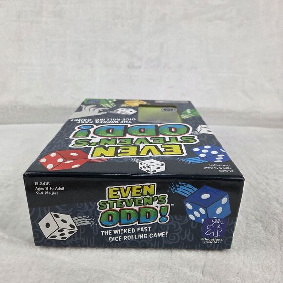 Even Stevens Odd Wicked Fast Dice-Rolling Game Educational Insights Complete - Picture 12 of 12